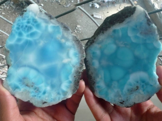 Larimar cut