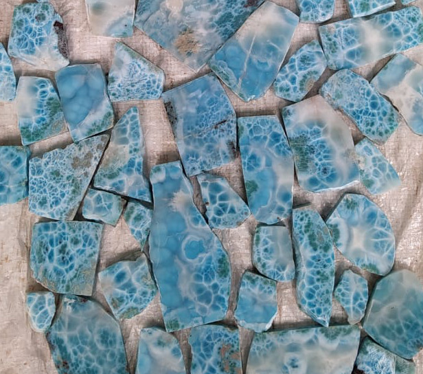 Larimar Slabs chapas